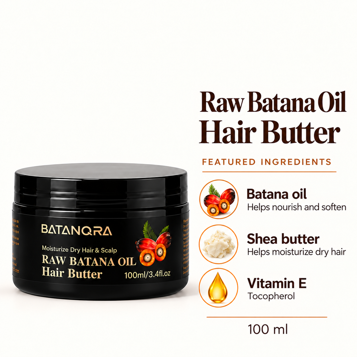 Raw Batana Oil Hair Butter