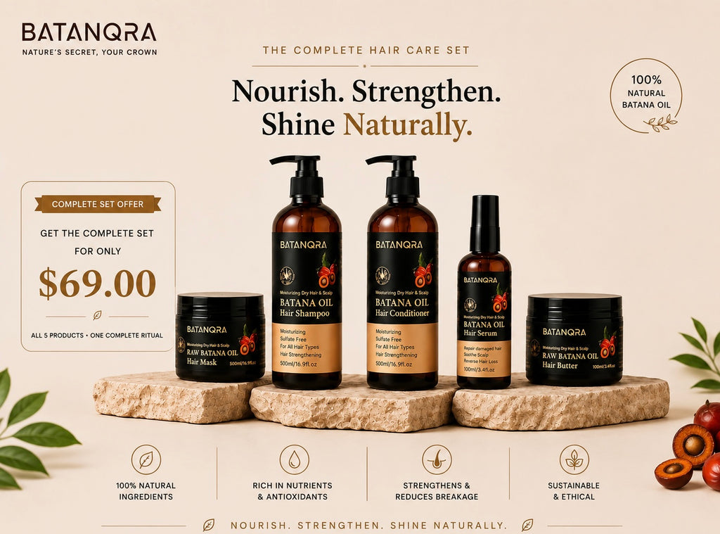 Complete Batana Oil Hair Care Set